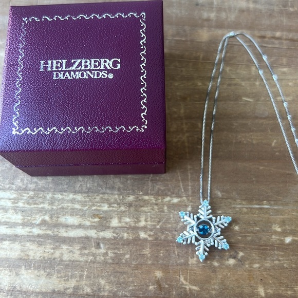 Helzberg Diamonds Snowflake Necklace - Picture 3 of 3